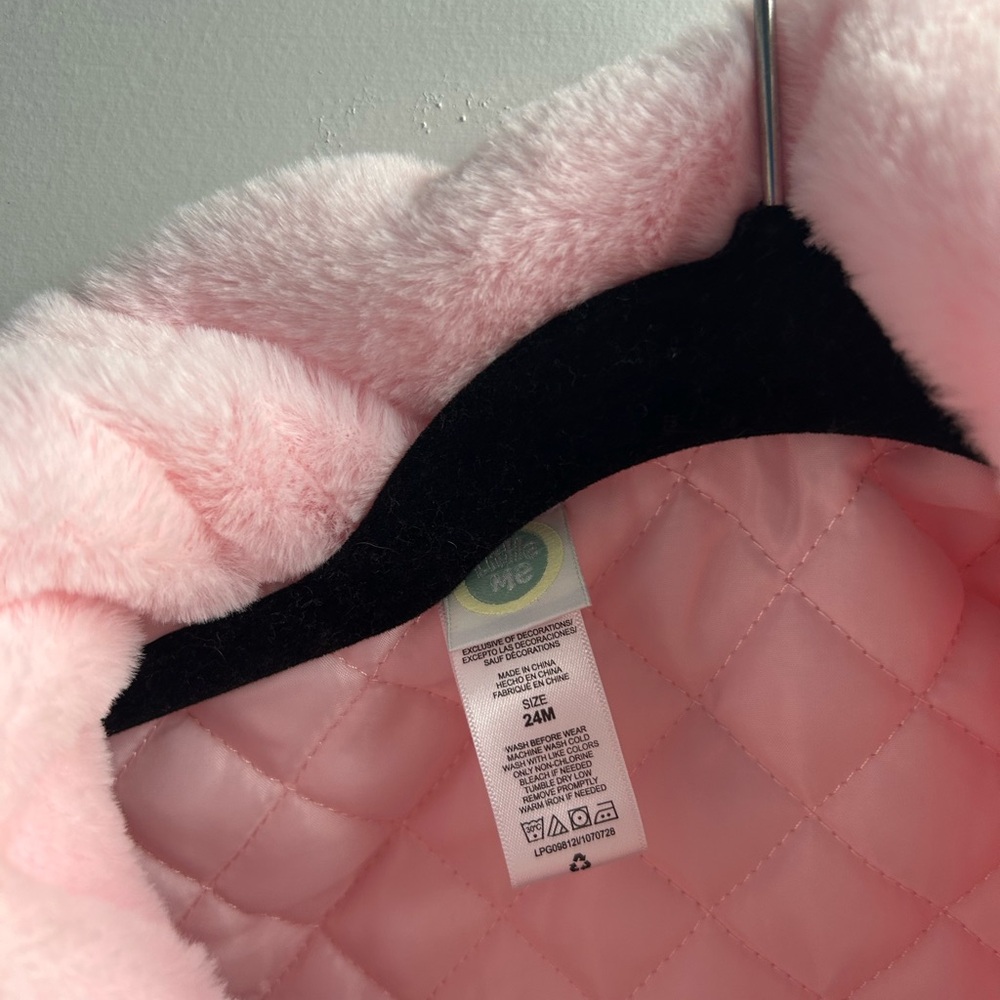 Little Me Toddler Pink Dress Coat - Size 24M NWOT - Picture 2 of 3